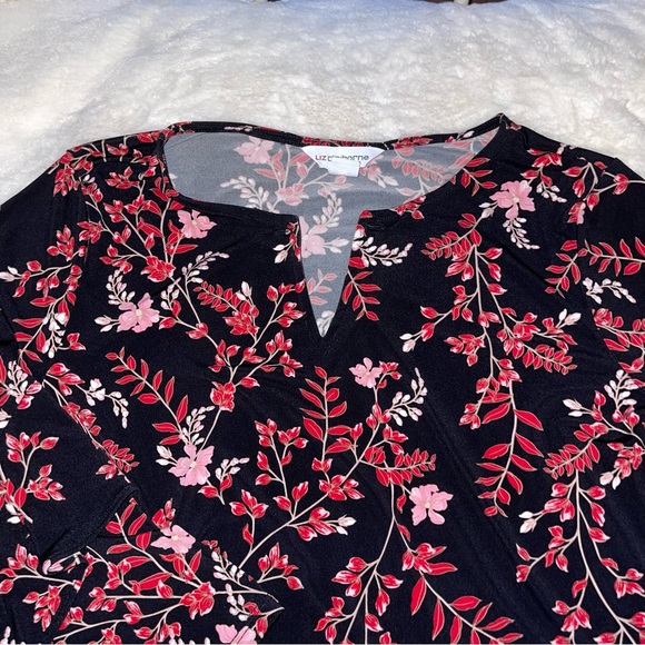 Liz Claiborne Floral Blouse - Picture 7 of 9